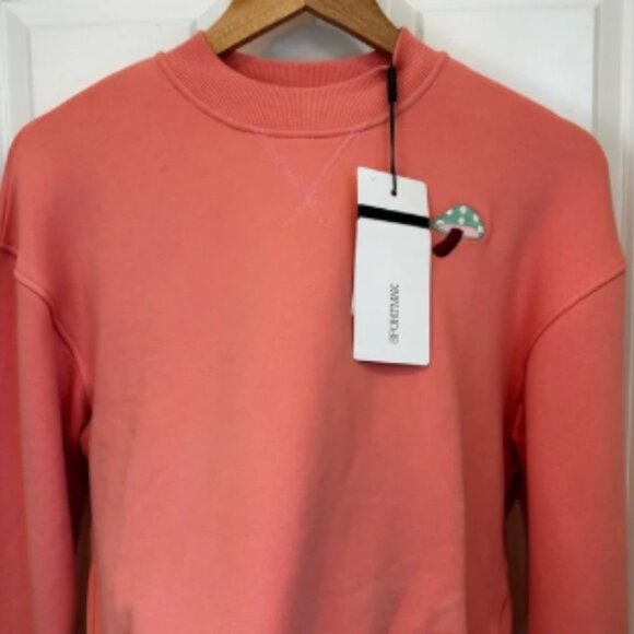 NWT Sportmax Pink Mushroom Sweatshirt Size: Small Spring/Summer - Picture 2 of 8